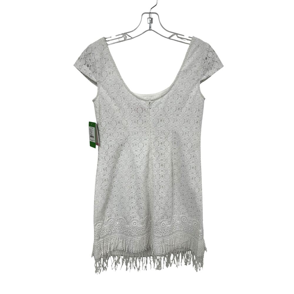 NWT Lilly Pulitzer Resort White Petal Pusher Lace Nicolette Mini Dress Womens 0 - Picture 8 of 8